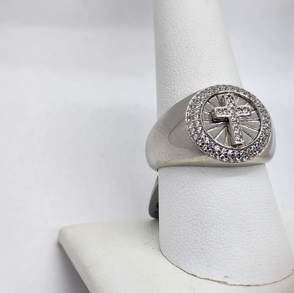 Brand New Sterling Silver 925 Cross Ring - Picture 4 of 5